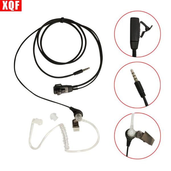 

walkie talkie xqf acoustic tube earpiece headset for 6 plus 5s s4 s5 note2 note3 huawei cell phones
