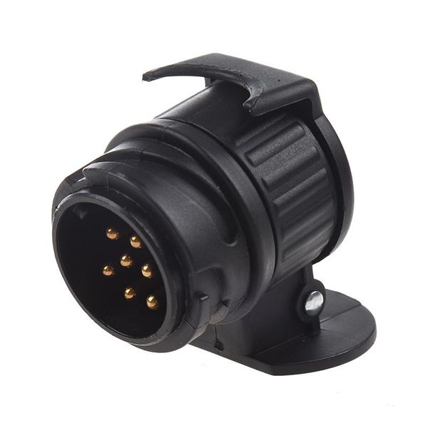 

car headlights tirol 13 to 7 pin adapter trailer 12v towbar towing caravan truck electrical converter n type plastic