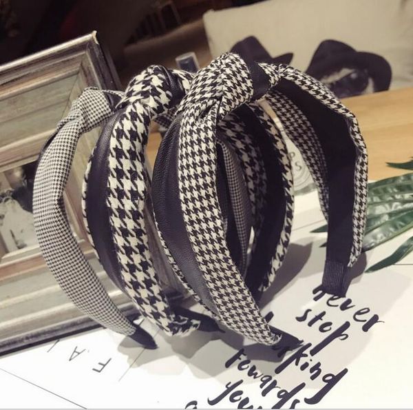 

women summer autumn headband vintage cross knot elastic hair bands soft solid girls hairband hair accessories korean fashion, Silver