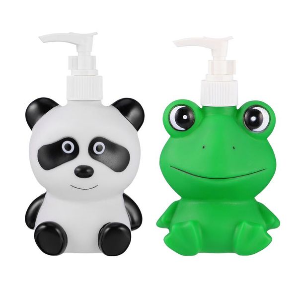 

storage bottles & jars 2pcs cartoon shower empty dispensers press lotion