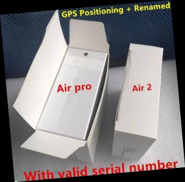

5pcs gps rename ap2 ap3 wireless bluetooth earbuds chip wireless charging case optical in-ear detection pods pk air 3 gen 3 gen earphone