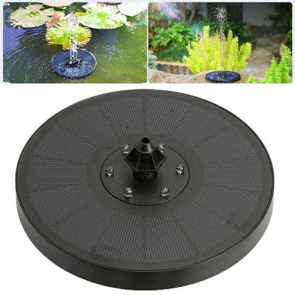 

floating fountain portable durable gardening decor energy-saving solar outdoor fountain for rockery