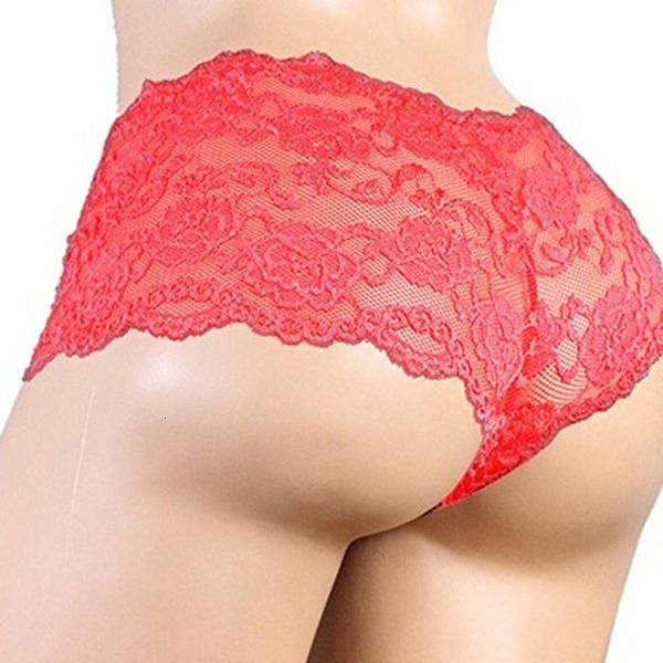 

ees exy underwear low waist tights string bikini panties for men's flowers pattern see-through intimates, Black;white