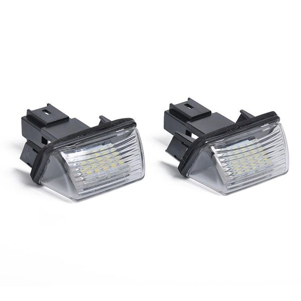 

2pcs car license plate light five rows of lamp beads rear number plate lamp for