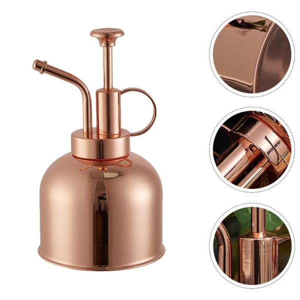 

watering equipments 1pc stainless steel can retro sprinkling hand press