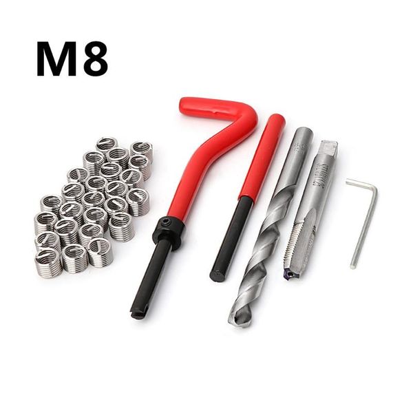 

professional hand tool sets 30pcs m8 thread repair insert kit auto set for car repairing