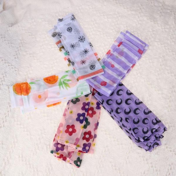 

elbow & knee pads 5pcs per set ice sleeve sun outdoor riding driving silk use protection arm, Black;gray