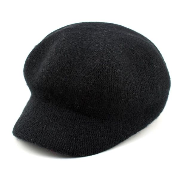 

berets 100% wool warm sboy caps autumn winter black gray casual cap hat england style, Blue;gray