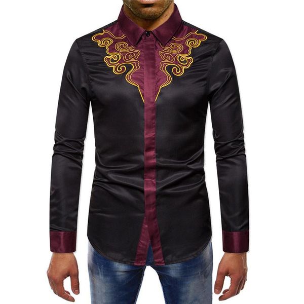 

men's casual shirts mens button down dress 2021 spring autumn slim fit long sleeve shirt men business social chemise homme, White;black