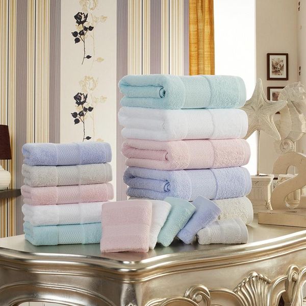 

towel 2pcs/lot set - 100% egyptian cotton-tj-5049
