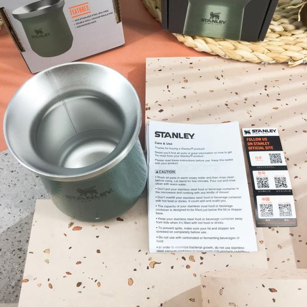 

water bottles stanley stainless steel vacuum insulated bottle 295ml original coffee wholesale travel luxury tea beverage reusable