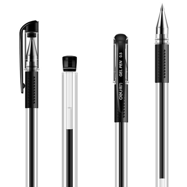 

neutral deli pen 6600 signature 0.5mm carbon student stationery black water be