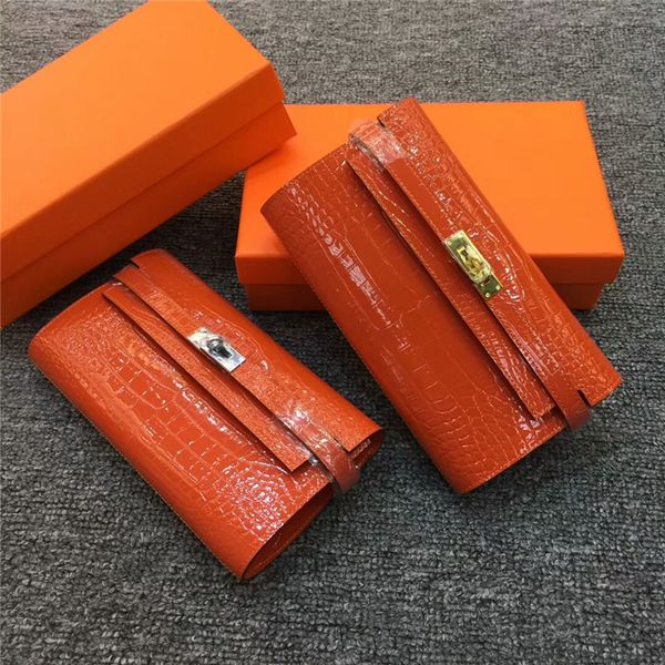 

design purse long wallet new fashion spring, summer, and winter, Brown;gray