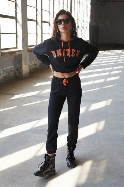 

women's two piece pants trendyol embroidered knit bottom-suit twoaw22au0470, White