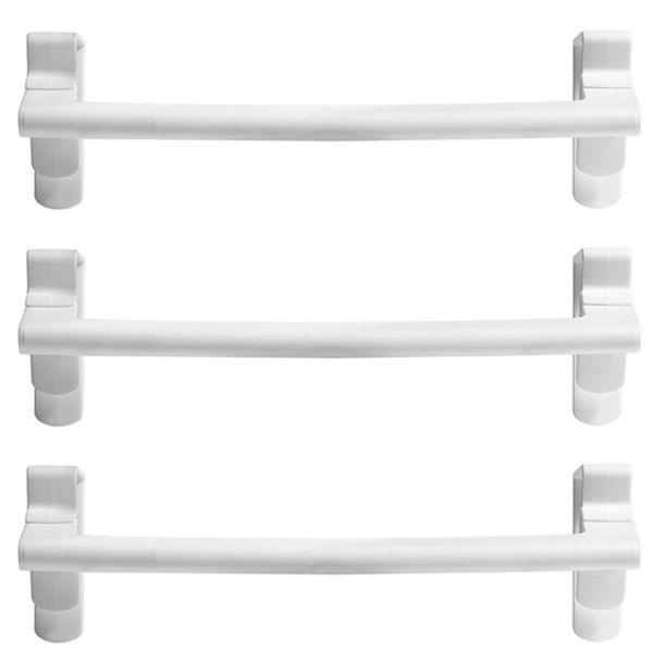 

hooks & rails 3pcs practical cabinet door racks simple storage towel