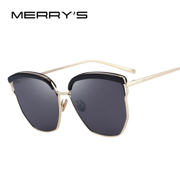 

sunglasses women classic cat eye 100% uv protection s'6278, White;black