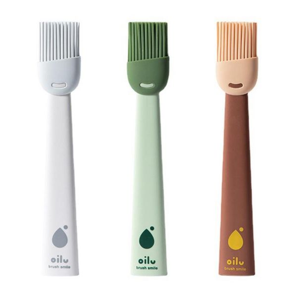 

tools & accessories 1pc silicone brush non-stick bbq basting brushes baking bakeware bread cook pastry oil bursh kitchen gadget yx