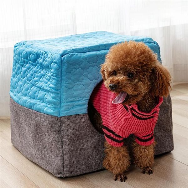 

cat beds & furniture for pet cat/dogs bed house accessoriessemi-enclosed nest four seasons sleeping