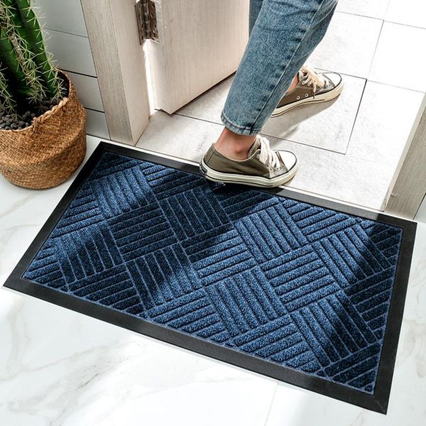

bath mats bathroom mat carpet slip-resistant home shower rug water absorption set toilet floor cushion anti-slip product kitchen
