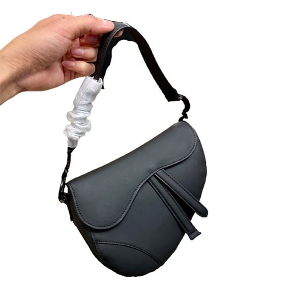 

designers bags matte leather 2 straps handbag women crossbody girls saddle luxurys bags fashion style 4 colors