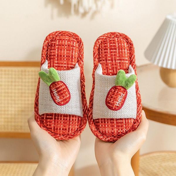 

slipper children' linen slippers spring and autumn girl boy baby lovely home indoor anti slip summer girls platforms garden, Black;grey
