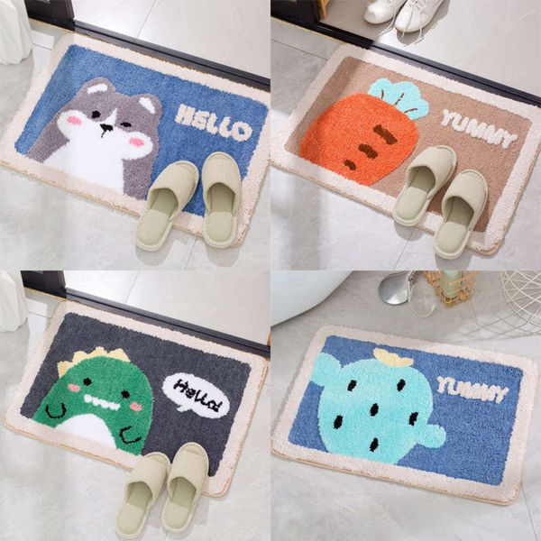 

bathroom anti slip mat high grade floor mat entrance carpet entrance mat children's cartoon water absorbent pad bathroom