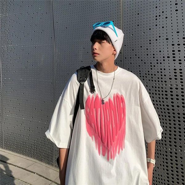 

men's t-shirts 2021 men hip hop t shirt streetwear harajuku floral t-shirt oversize summer short sleeve tshirt loose cotton tees hipho, White;black