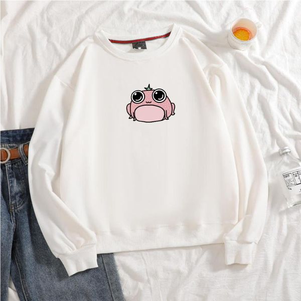 

women's hoodies & sweatshirts aesthetic harajuku kawaii pink frog sweatshirt oversized hoodie spring autumn women thin streetwear cute, Black