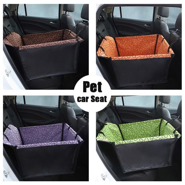 

dog car seat covers pet mat carriers waterproof rear back cover mats hammock protector with safety belt carrier sea