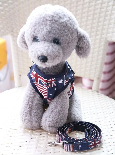 

dog collars & leashes rope cute pet chest strap traction cat supplies denim small harness vest leash all season medium big dogs