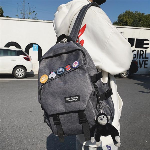 

backpack original design schoolbag fashion large capacity student brand tooling style street personality travel bag