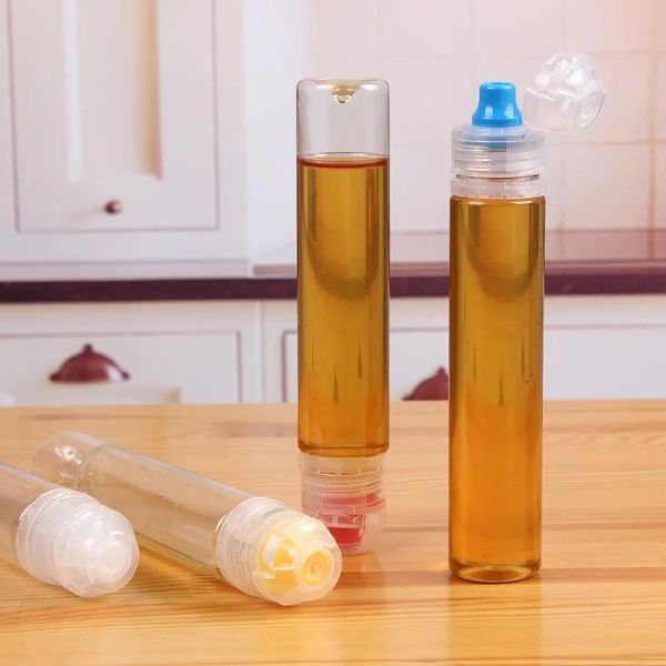 

storage bottles & jars mini reusable plastic squeeze bottle condiment dispenser for salad sauce ketchup honey