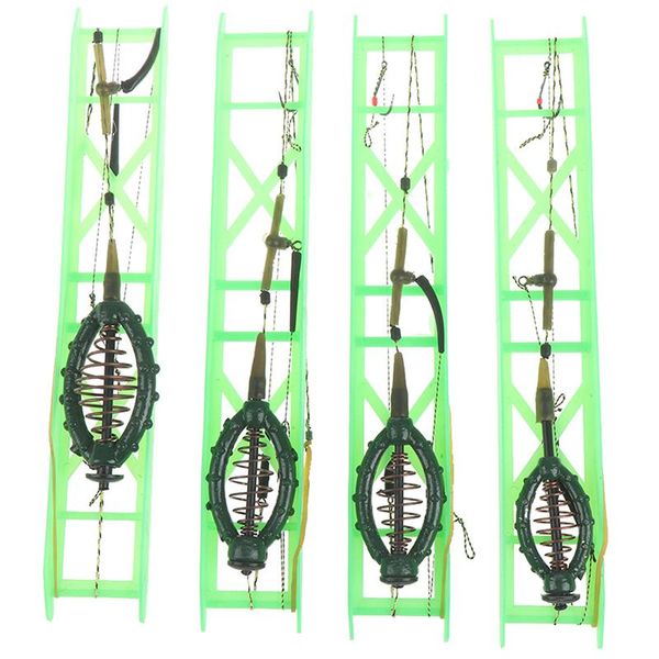 

fishing hooks bait cage 40g -70g fish lure copper trap basket feeder holder with carp tackle tool