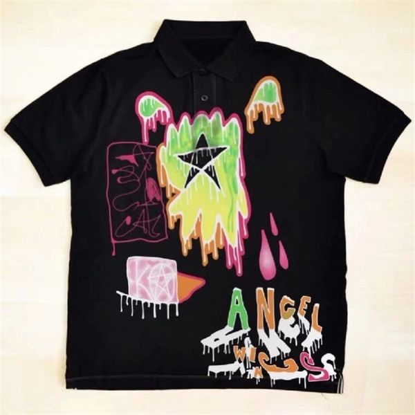 

2021 rolling la graffiti t shirt women 1:1 versize hip-hop cactus jack t-shirt tees harajuku men clothing new arrival mkjc, White