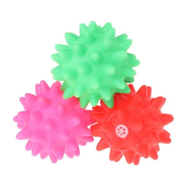 

small animal supplies pet cats toys rubber ball soft dogs puppy kitten chew sound interactive squeaky