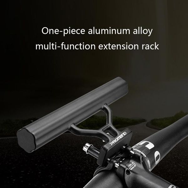 

car & truck racks m89d bicycle handlebar extended bracket bike headlight mount bar computer holder lantern lamp support rack alloy stand