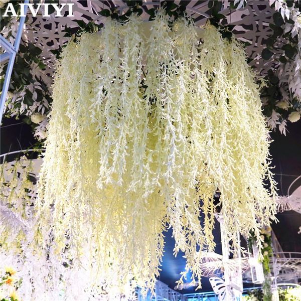 

80cm foam fake pearl vine flower rattan vine wall garden home wedding holiday diy decorative plant artificial flower lovers