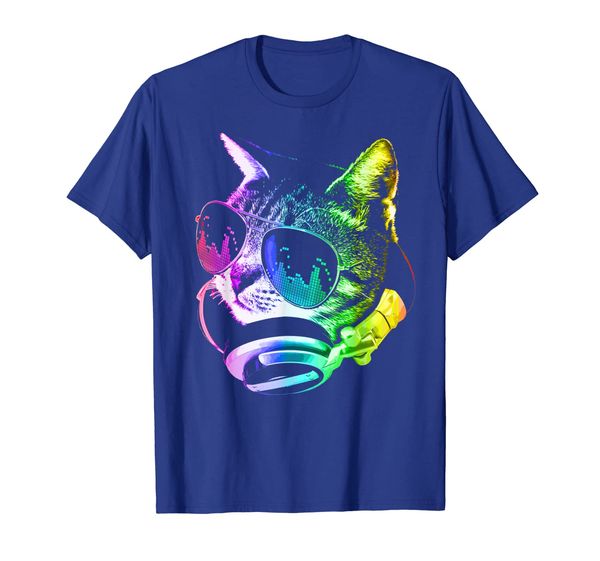 

rainbow music cat, White;black