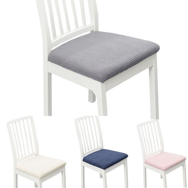 

chair covers 1pcs elastic cushion cover modern simple solid color polyester dustproof and stain resistant
