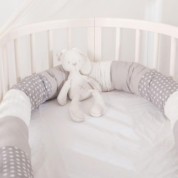 

bedding sets baby bed bumper safe long pillow anti-collision cot crib for room yzl009 cushion decor protector