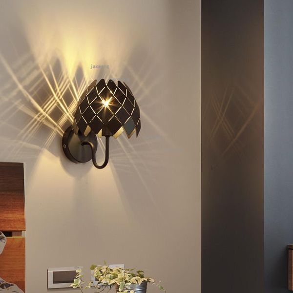 

wall lamp modern simple beside indoor lighting aisle entrance led lights nordic bedroom decoration kitchen fixtures