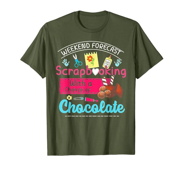 

Weekend Forecast Scrapbooking With A Chance Of Chocolate Tee, Mainly pictures