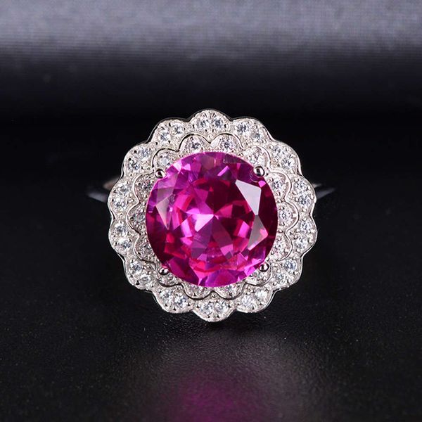 

hbp fashion red sunflower ring hand ornament, Silver