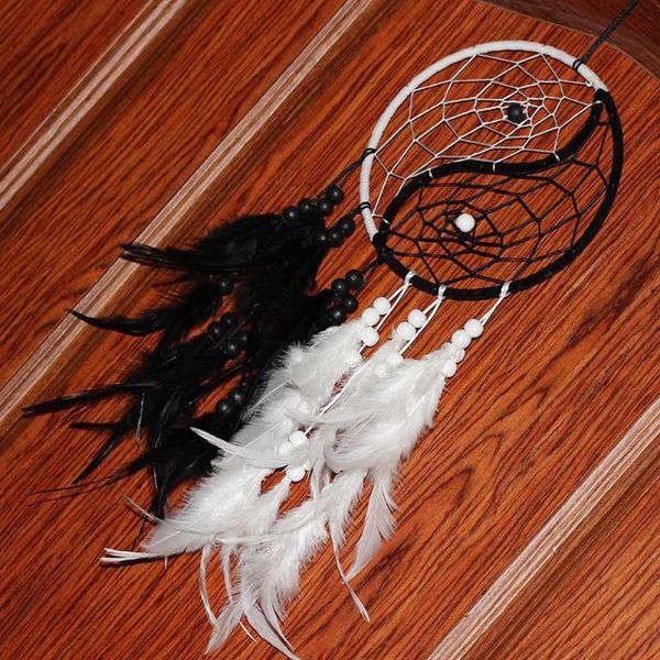 

feather crafts dream catcher wind chimes handmade dreamcatcher net for wall hanging car home decor new year decor gift