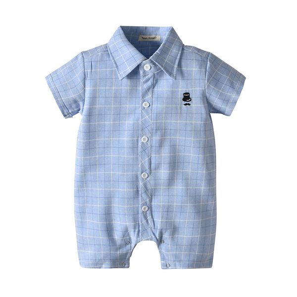 

tem doger batch baby's khaki, children's creeping suit, one piece suit, Blue