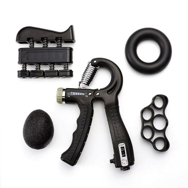 

hand grips 5 pack grip strengthener workout kit forearm ring for athlete