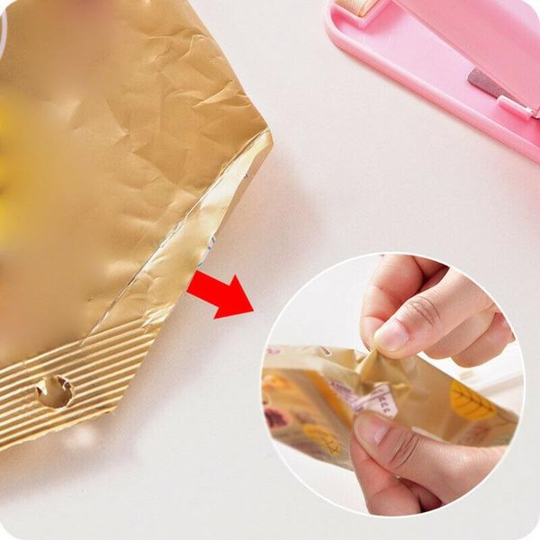 

hanging baskets tool bag sealer portable plastic food impulse household kitchen