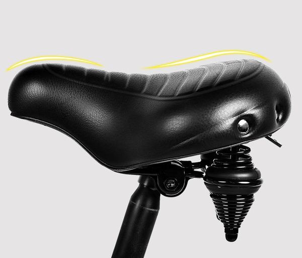 

bike saddles soft wide bicycle saddle comfortable seat vintage pu pad waterproof cycling parts accessories