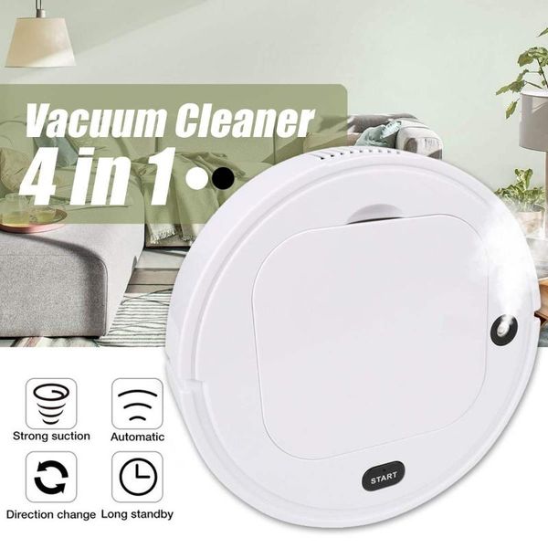 

vacuum cleaners 4 in 1 robot cleaner sweep and wet mopping floors&carpet run 90mins auto reharge appliances household tool rechargeable