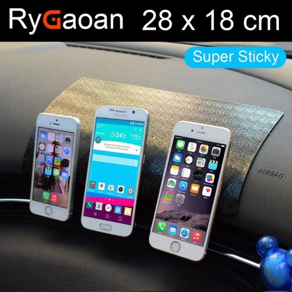 

anti-slip mats rygaoan 28*18cm (11*7in) super sticky universal big size car dashboard magic anti slip mat non-slip pad key for mobile